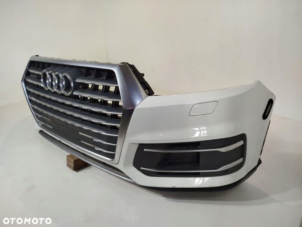 ZDERZAK PRZEDNI PRZÓD GRILL AUDI Q7 II 15-19 SPRYSKI PDC - 3