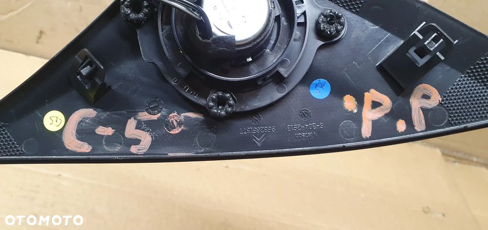 Głośnik konsoli prawy przód Citroen C5 III 9682651377 - 6
