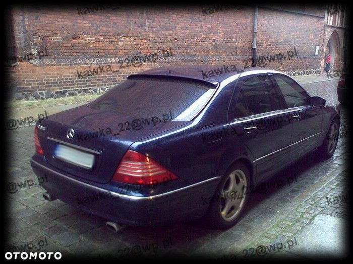 MERCEDES W220 SPOILER LOTKA NA SZYBĘ PODKŁAD!