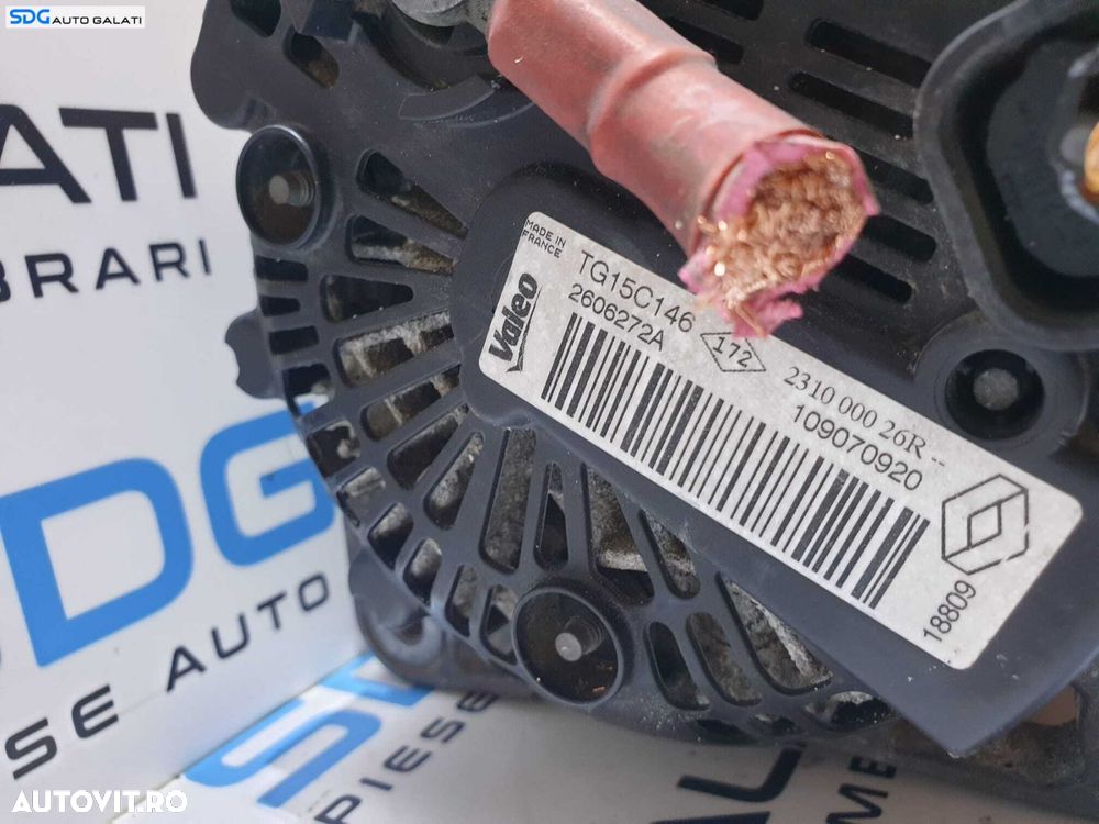 Alternator Valeo Renault Scenic 2 1.6 16V 2003 - 2009 Cod TG15C146 - 3