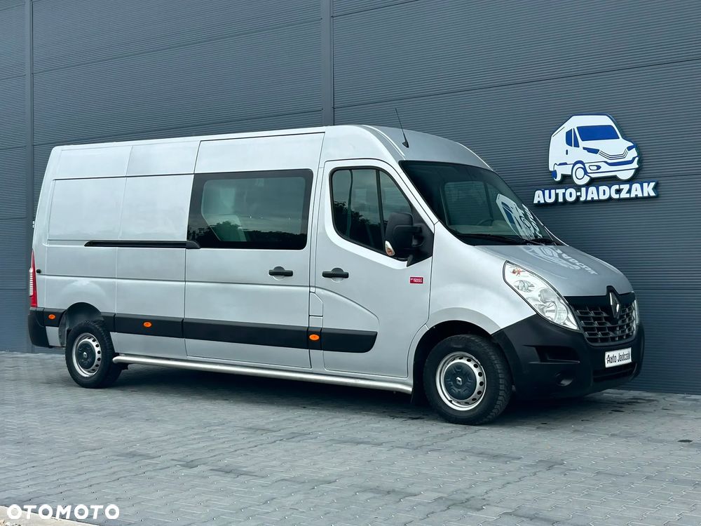 Renault Master 2.3 DCI 170KM L3H2 Brygadówka 6 OSÓB **Klima**2017R**DOKA**Dubel kabina**Super stan** - 2