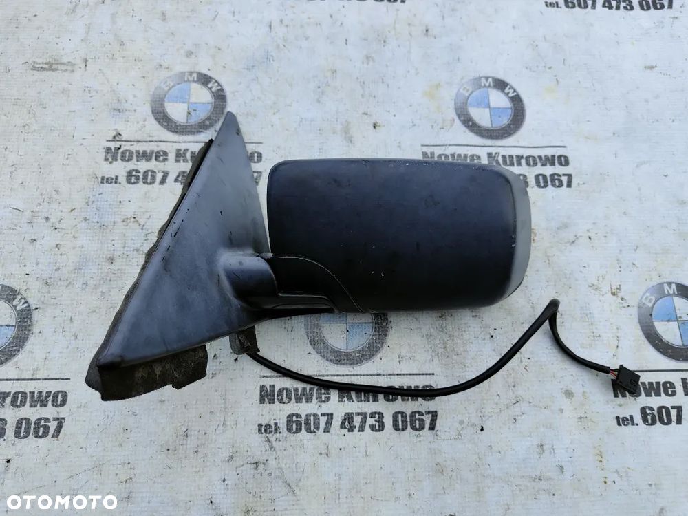 BMW E46 Lusterko lewe czarne 5 pinów Europa - 4