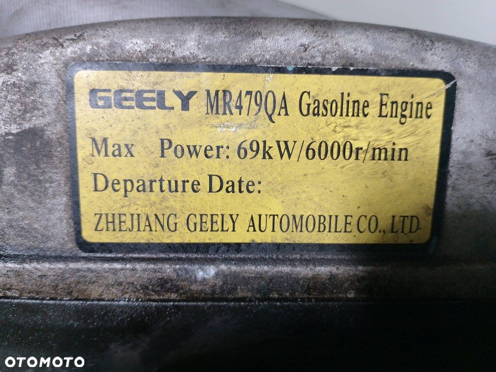 SILNIK GEELY MK   MR479QA  1.5 GL - 10