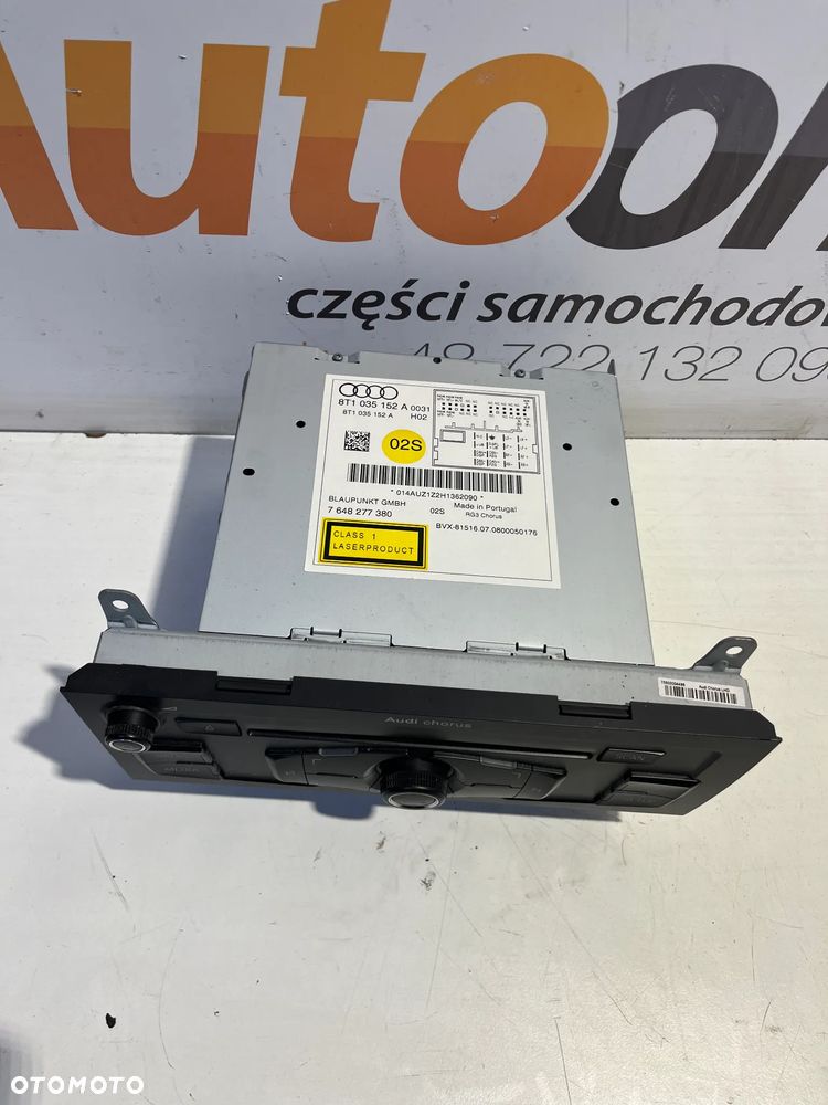 AUDI A4 B8 2007-2011 ORYGINALNE RADIO CHORUS 8T1035152A - 2