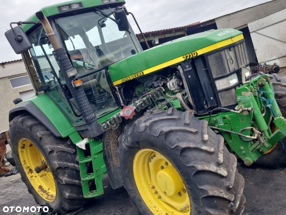 John Deere 7710 części, skrzynia most silnik wał - 3