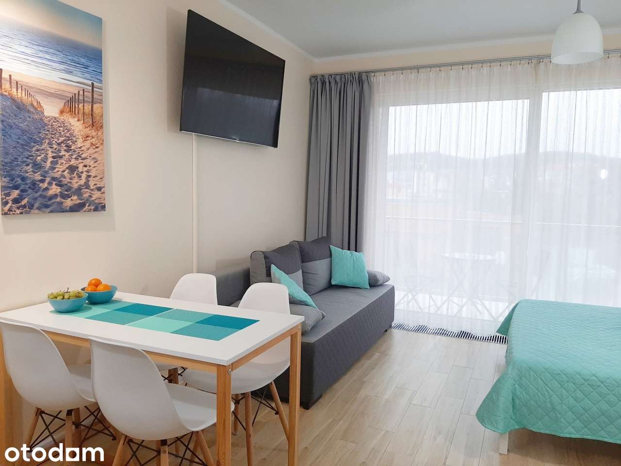 Apartament Flamingo Międzyzdroje 24,4 m², taras, 300 m od morza - Pełny obrazek: 4/10
