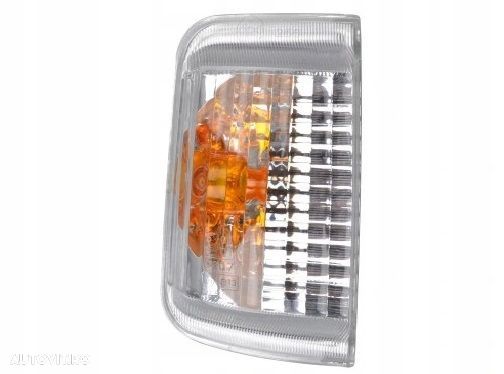 Lampa semnalizare oglinda exterioara Fiat Ducato 202014, Ducato 20, Peugeot Boxer 202014; Boxer 20, Citroen Jumper, 09.2014, Jumper 20; partea Dreapta, W16W; alb cu insertie galbena fara suport becuri, - 1