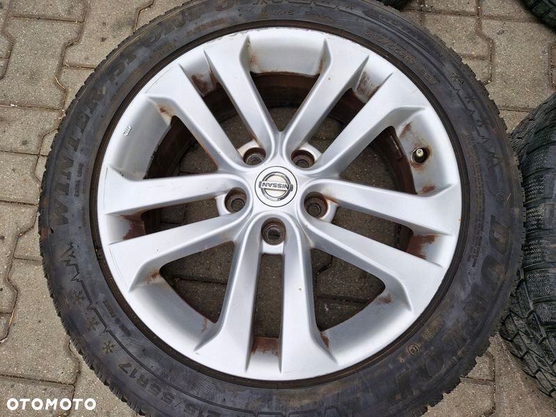 qashqai 2 ii j11 x-trail felgi aluminiowe alufelgi 17 cali 5x114.3 et40 - 7