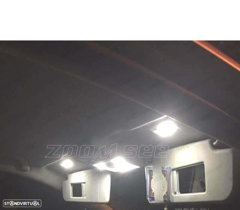 KIT COMPLETO 12 LAMPADAS LED INTERIOR PARA VOLKSWAGEN VW POLO MK5 POLO 6R 09-17 - 6