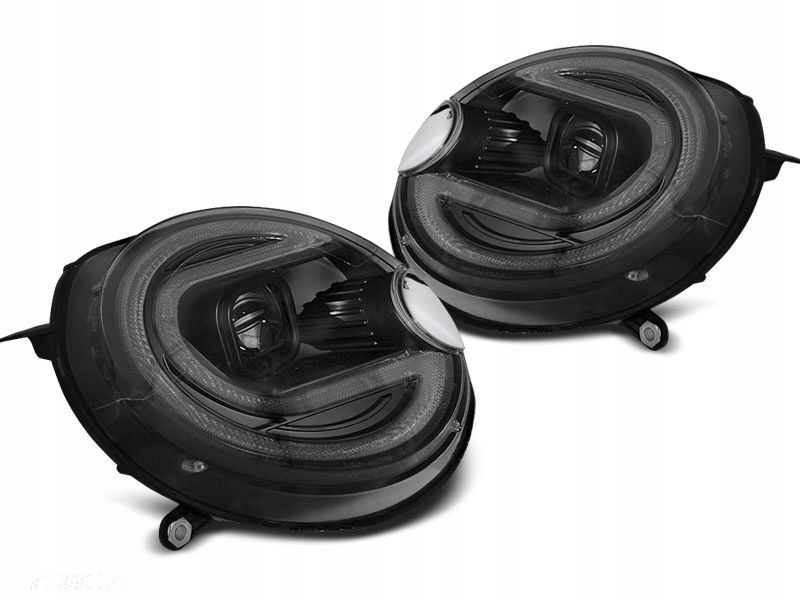 lampy reflektory mini cooper 06-14 tube led black - 1