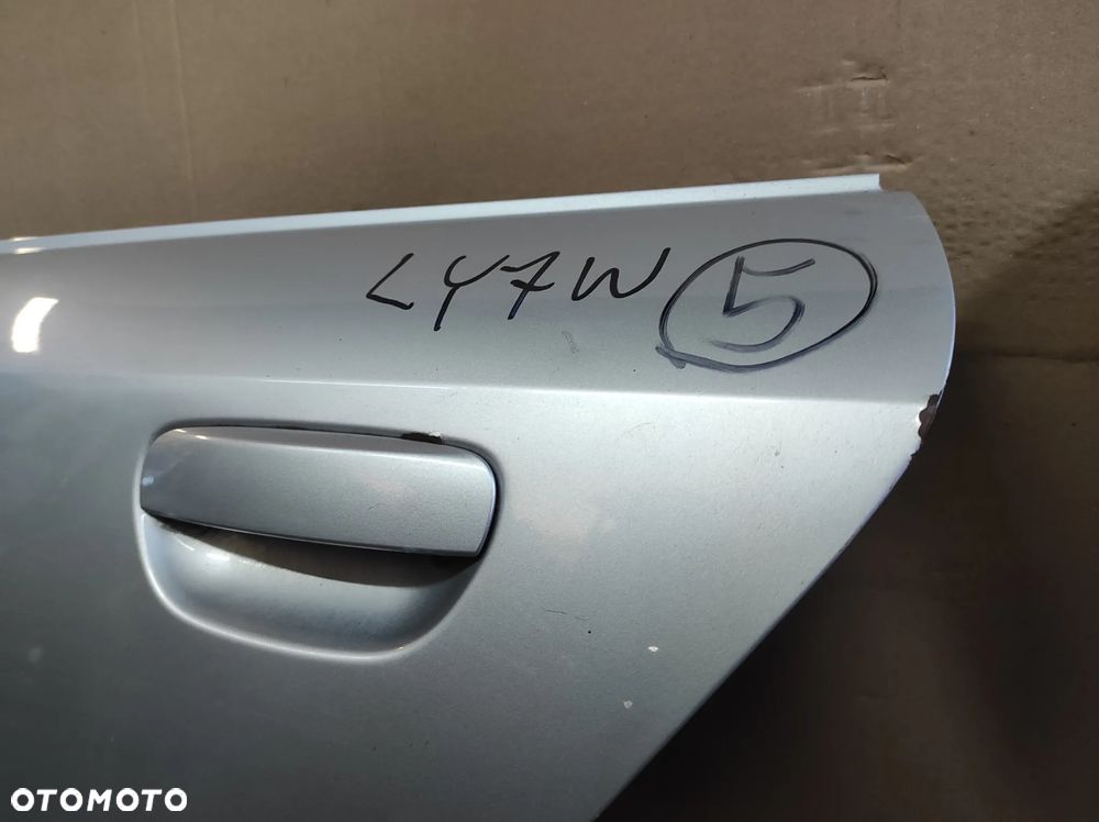 DRZWI TYŁ LEWY TYLNE LEWE AUDI A4 B6 LY7W SREBRNE WYSYŁKA !!! - 3