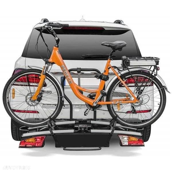 Suport biciclete Menabo Antares pentru 2 biciclete cu prindere pe carligul de remorcare, pliabil, Nou_Pret importator, emitem Factura & Garantie - 5