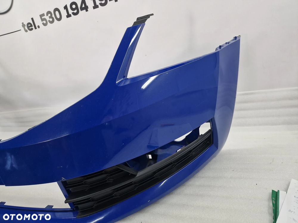 SKODA OCTAVIA III LIFT 5E0 16- ZDERZAK PRZEDNI PRZÓD , NIEBIESKI NIE METALIK , NR 5E0807221N , NR AUKCJI NZ818 - 12