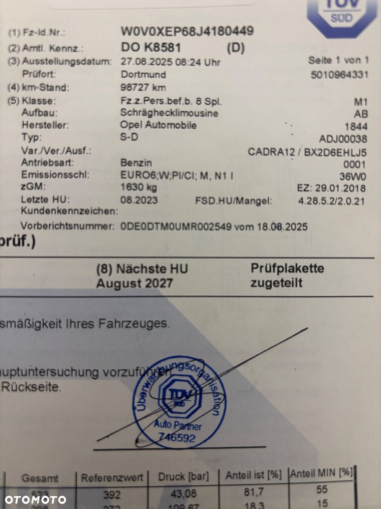 Opel Corsa 1.4 (ecoFLEX) Start/Stop Selection - 35