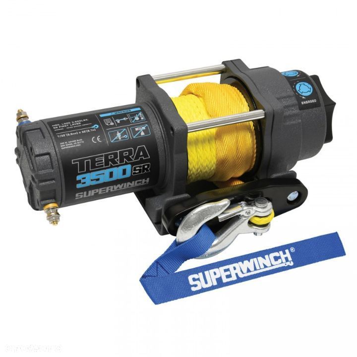 Wyciągarka Elektryczna Superwinch Nowa Terra 3500 Z Liną Syntetyczną - 2