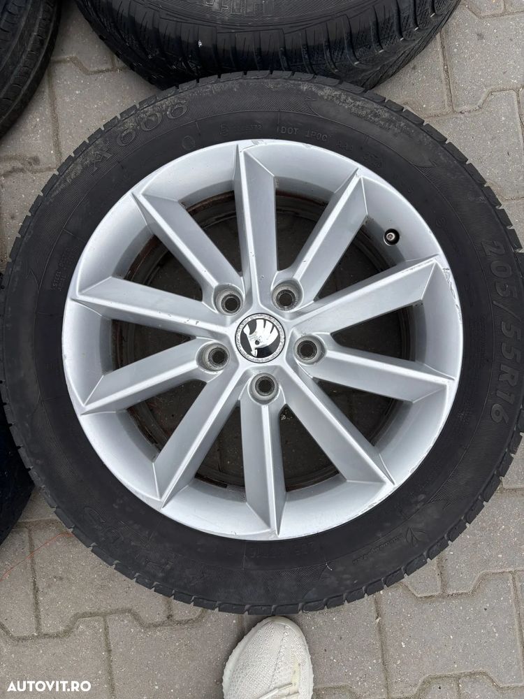 Set Jante/Set roti Skoda Octavia 3 205/55/16 - 4
