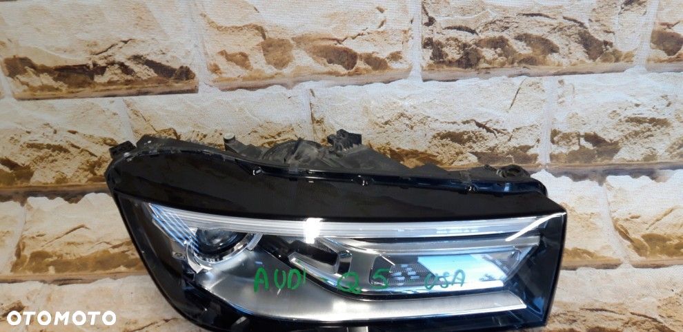 audi q5 80a 941 006b xenon led usa ameryka prawa lampa kompletna - 5