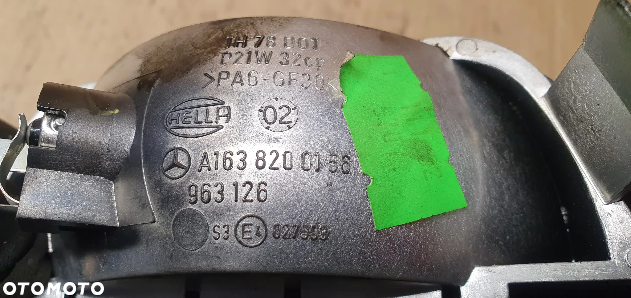 Trzecie światło stop Mercedes Mercedes ML W163 A1638200156 - 5