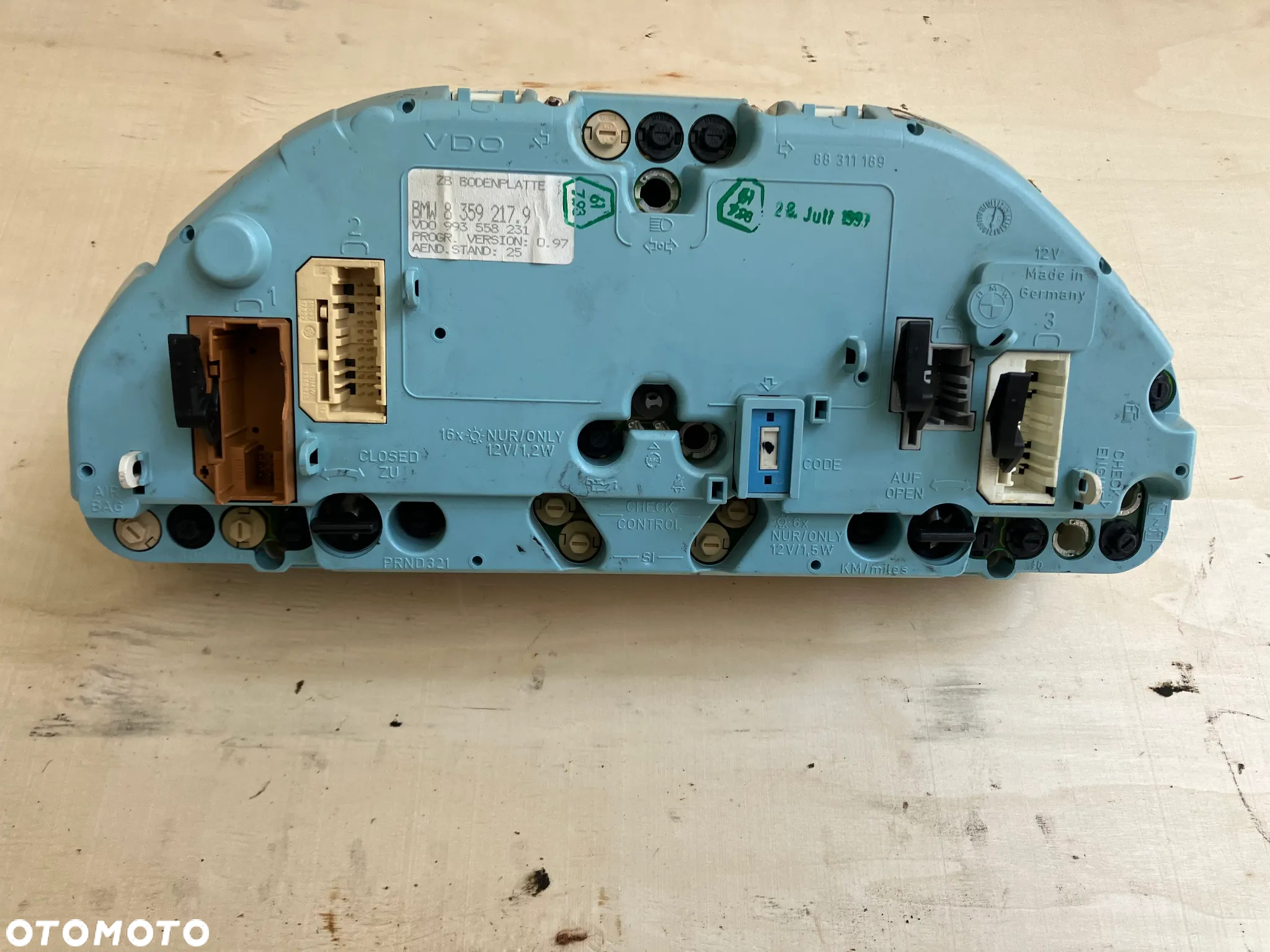 LICZNIK BMW E32 V8 M60 AUTOMAT 3.0 4.0 B30 B40 ZEGARY 8359217 - 4