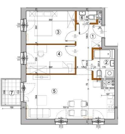 3 pokoje ciche Rembertów 55 m2 od Dewelopera