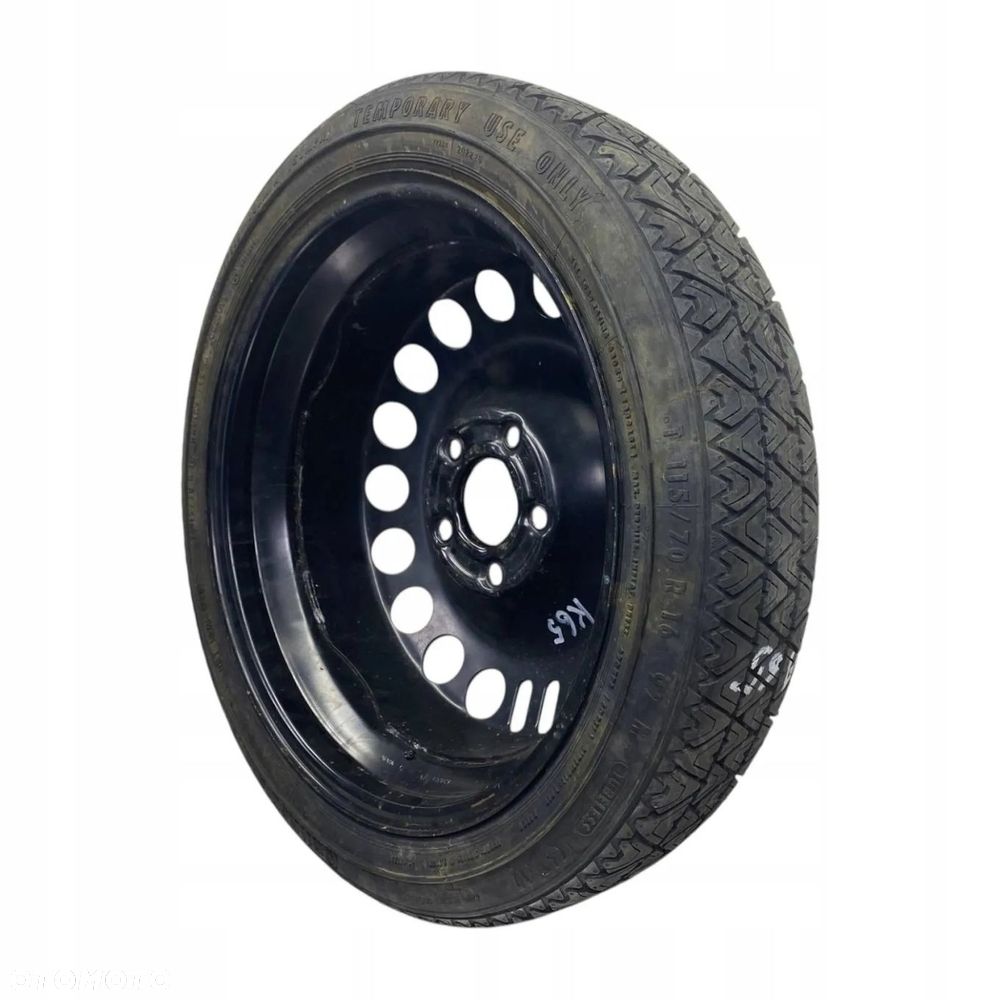 KOŁO DOJAZDOWE OPEL VECTRA C SIGNUM ASTRA H 115/70R16 5X110 2160132 - 6