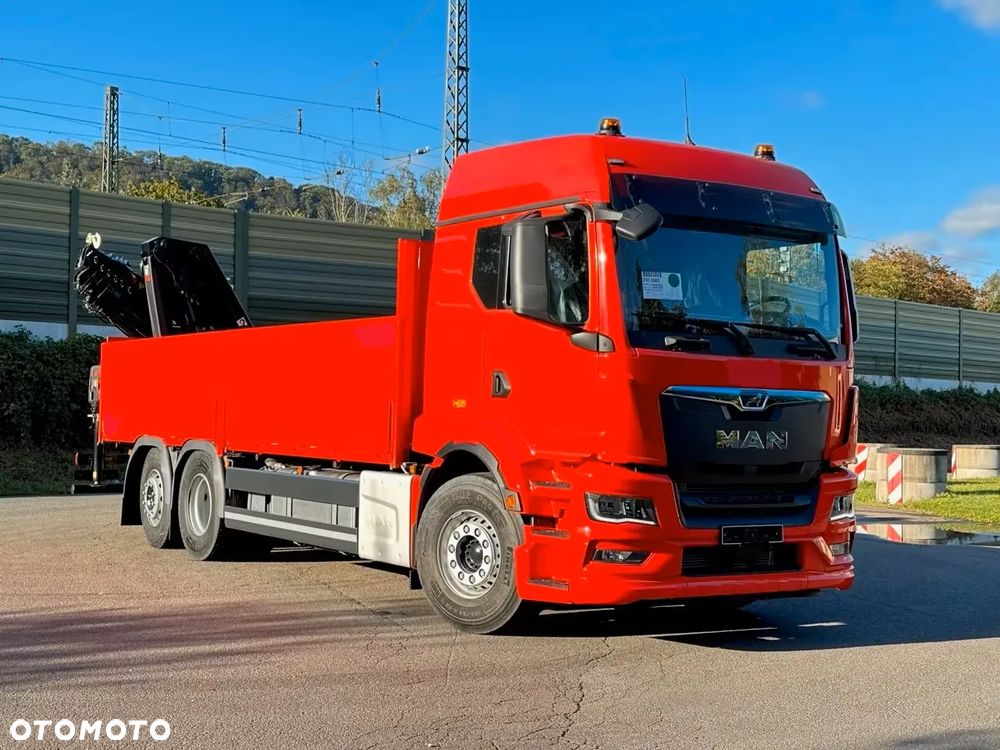 MAN TGS 26.470 6x2 //NOWY// HDS dzwig żuraw HIAB 228-6x wysów 18metró!!! 5i6 funkcja RADIO, Skrzynia łądunkowa. NOWY 2025 od ręki !!! - 5