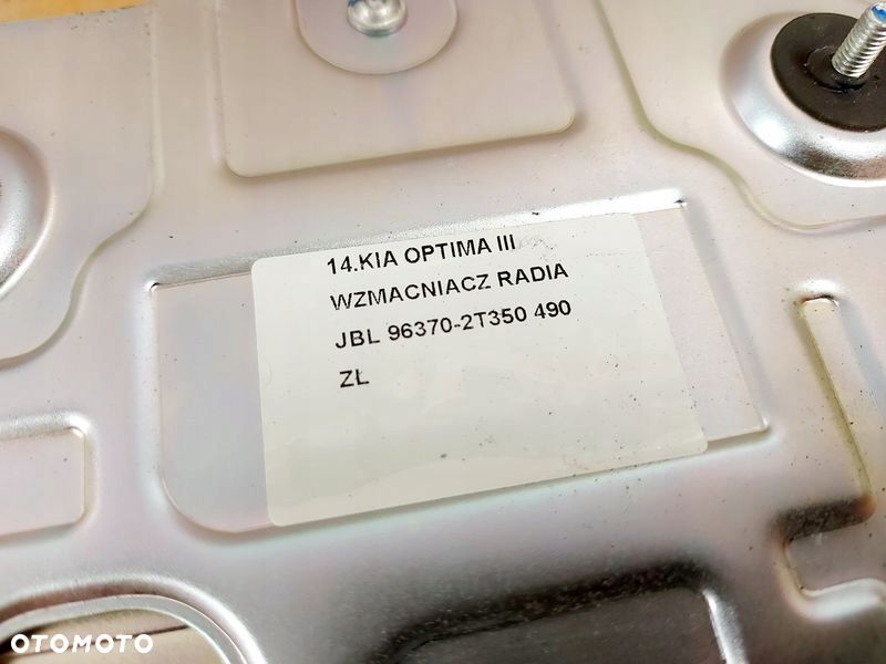 KIA OPTIMA III 3 WZMACNIACZ RADIA JBL 96370-2T350 - 7