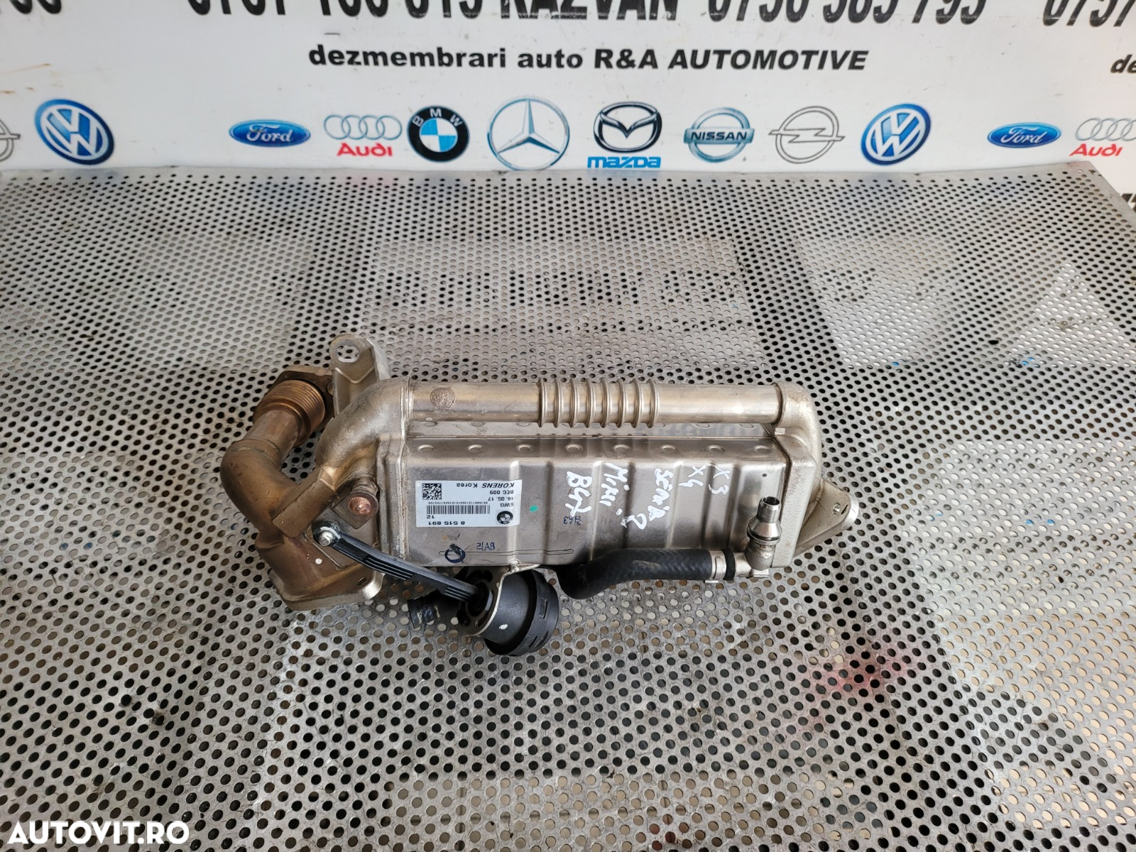 Racitor Gaze Egr Bmw Mini X1 X2 F39 F48 Seria 2 F45 F46 F50 F54 F56 F60 2.0 D B47 - 5