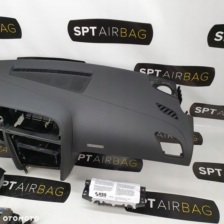 AUDI A5 8T0 DESKA ROZDZIELCZA KONSOLA KOKPIT PULPIT PODUSZKI AIRBAG AIR BAG PASY KIT SET - 4