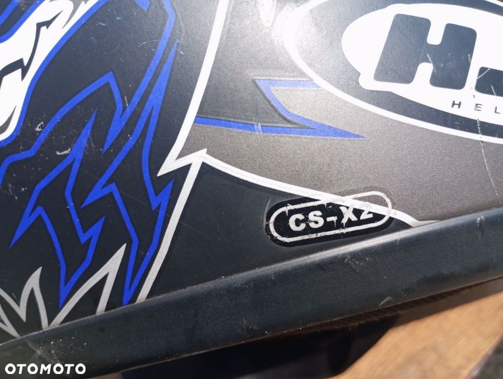 Kask HJC helmets cross  czarno-niebieski 85 cm C6 - 6