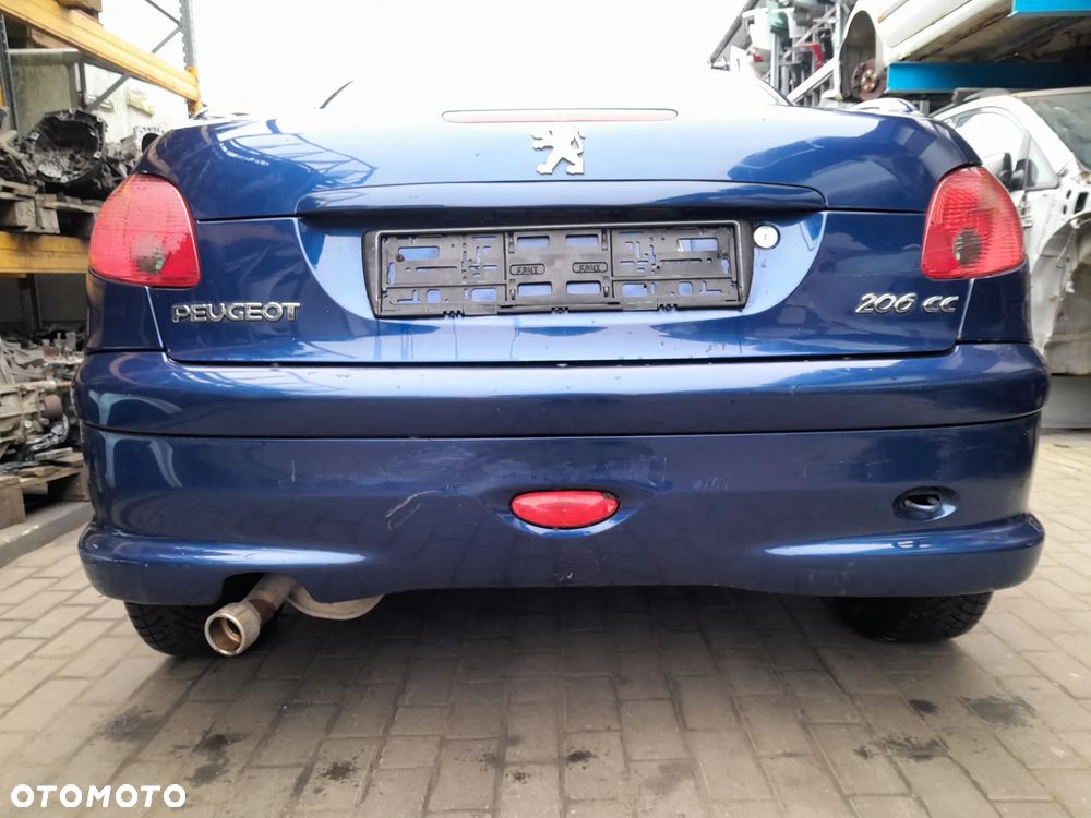 PEUGEOT 206CC ZDERZAK TYLNY TYŁ KOLOR: EGED - 1
