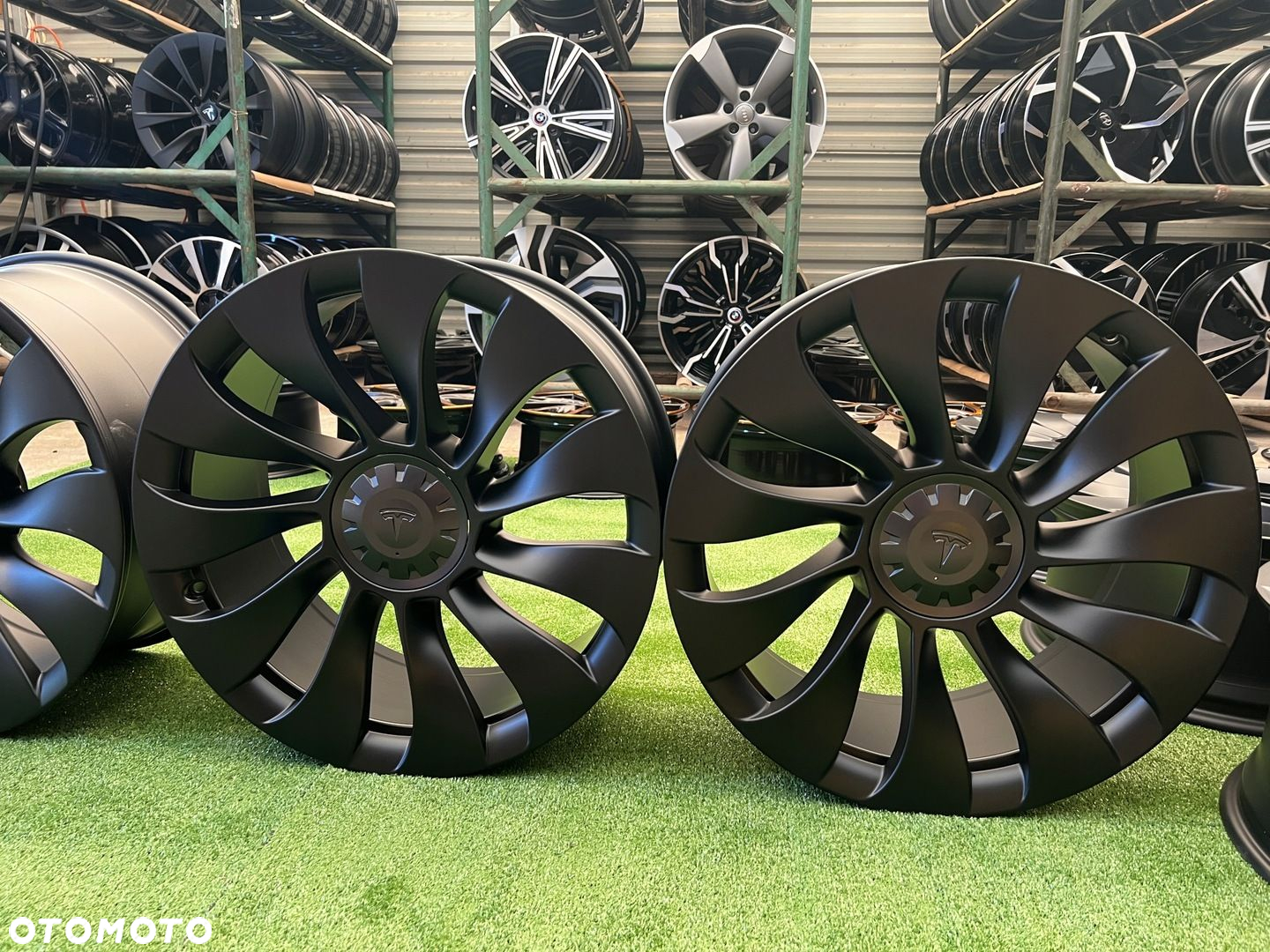 KOMPLET FELG FELGI TESLA MODEL Y PERFORMANCE 21 ET40 ET48 ORYGINALNE - 10