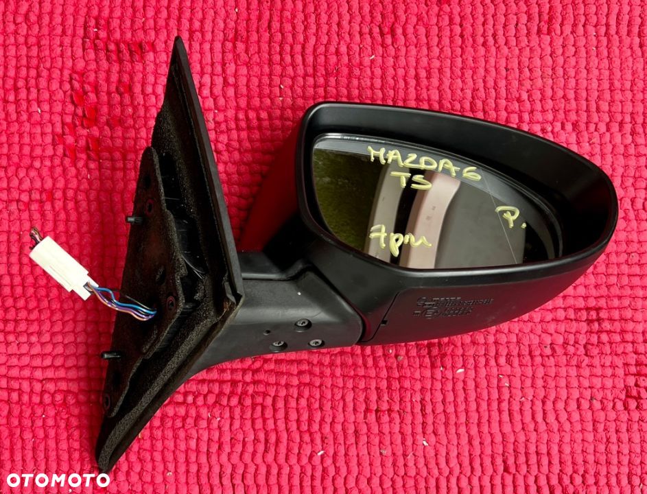 Mazda 6 GH 2008/2013 lusterko lewe lub prawe  7 Pin składane  maska zawiasy lusterka  belka pas Air Bag lampy zderzak - 11