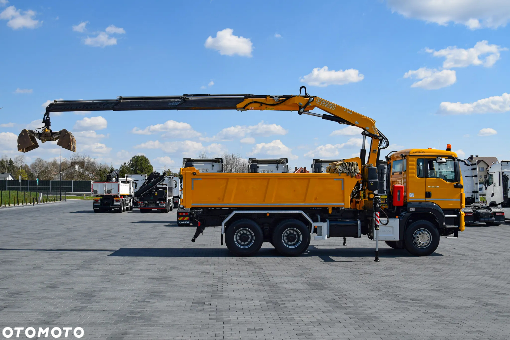 MAN TGS 26.400 / 6x4 / EURO 6 / UDT / HDS FASSI 165 / WYSUW x3 / ROTATOR / CHWYTAK / STEROWANIE RADIOWE / WZMOCNIONA RAMA / WYWROTKA / HYDROBURTA / AUTOMAT / 2017 / NOWE OPONY - 100% / NISKI PRZEBIEG / STAN IDEALNY / SPROWADZONY - 4