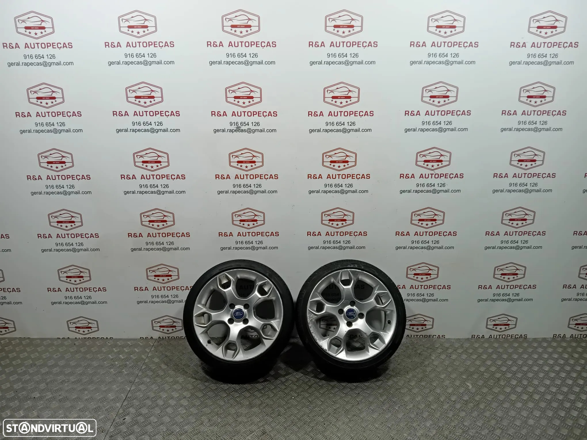 Conjunto Jantes Ford Original Fiesta Mk7 17" - 2