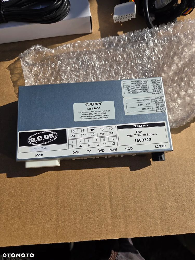 Nawigacja Peugeot 208 2008 308 508 Citroen C4 Picasso Cactus Axion NIK-PSA01(Gen2) 1500723 - 8