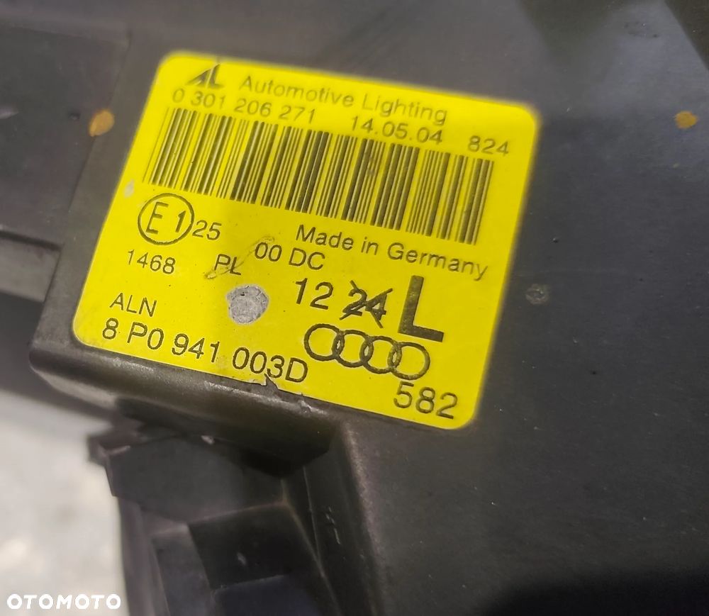 AUDI A3 8P 04r LAMPA LEWY PRZÓD XENON 8P0941003D EUROPA - 6