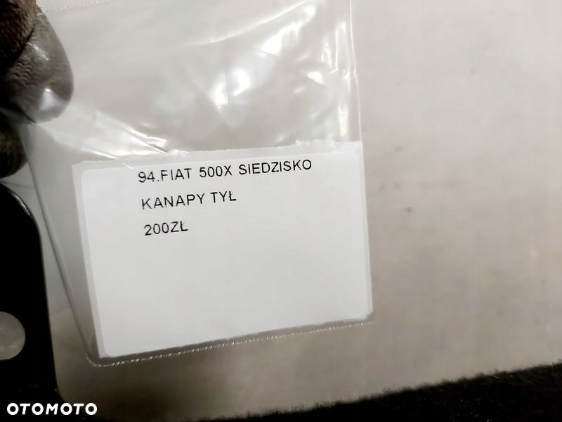 fiat 500x 500 x siedzisko siedzenie kanapy tylnej tył - 7