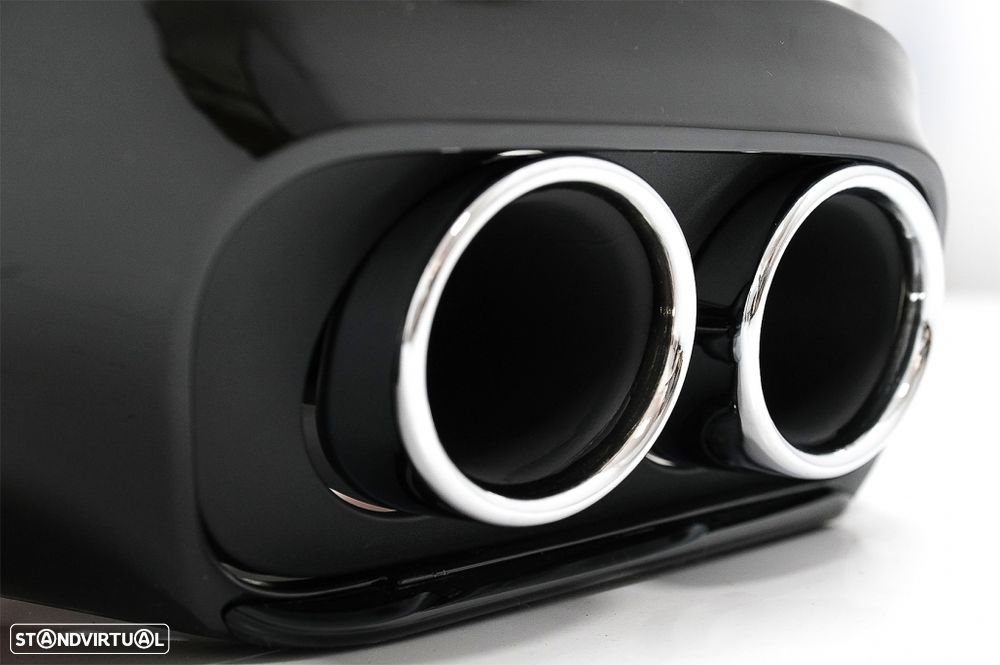 Difusor com Ponteiras Mercedes C C205 A205 (2014 a 2019) Look 43 AMG - 3