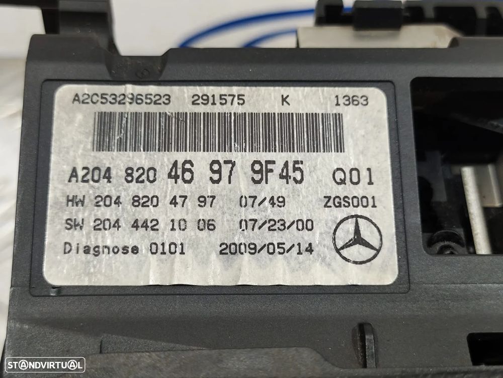 Display Ecra Painel Instrumentos Multimedia GPS Navegação Mercedes Class C W204 A2048204697 A2C53296523 - 9