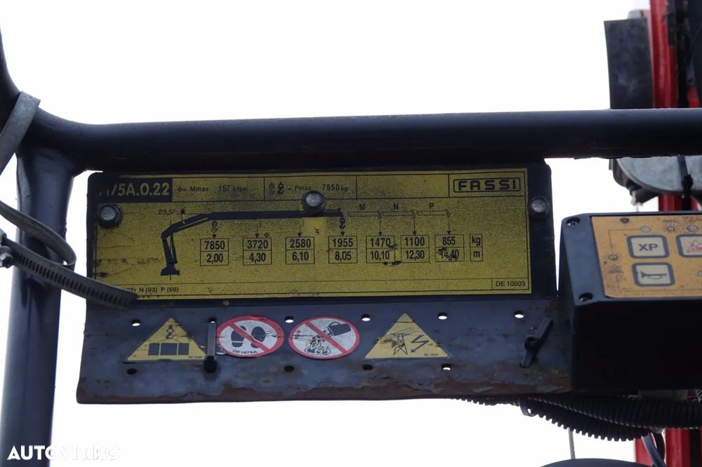 Mercedes-Benz AROCS 2636 / 6x4 / BASCULANTE / HIDROBOARD / + HDS FASSI F 175a / RADIO CONTROL / ROTATOR / EURO 6 / 2016 - 22