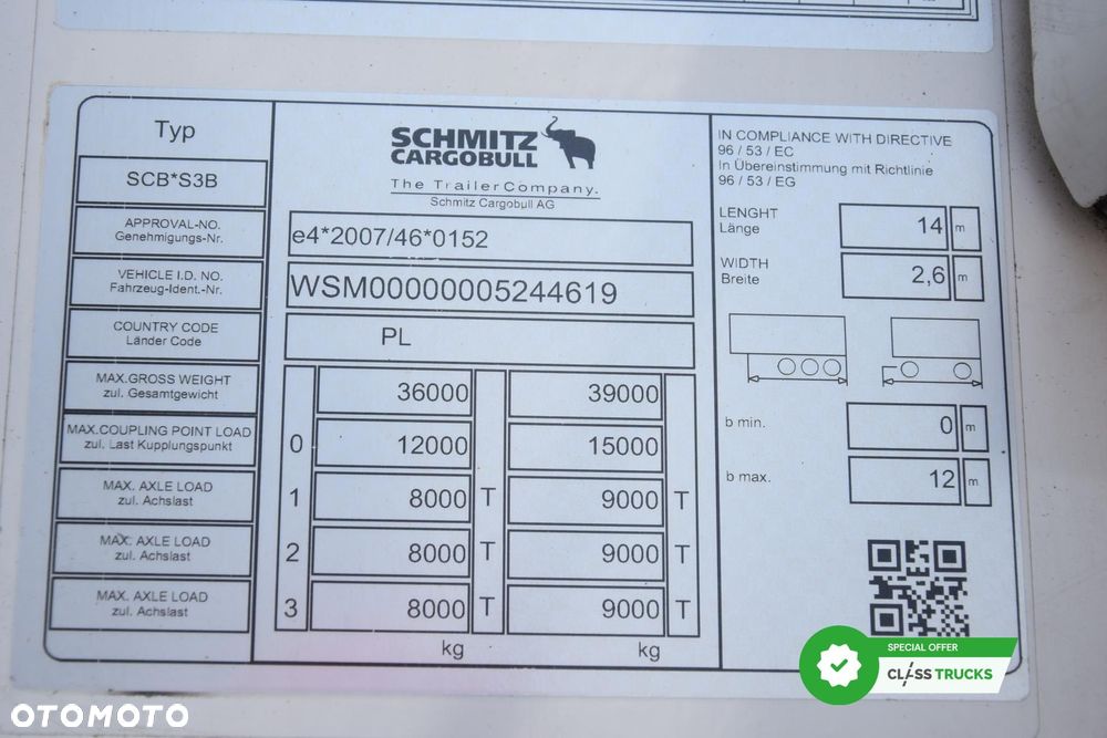 Schmitz Cargobull SKO FP 60 ThermoKing SLXi 300 - 13
