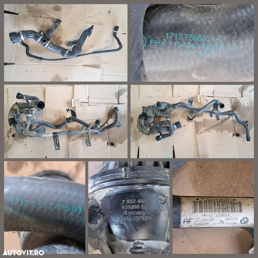 Anexe motor N43 bmw 116i alternator rampa injectoare injectoare pompa vacuum pompa inalta presiune clapeta acceleratie compresor pompa apa instalatie electrica motor - 7