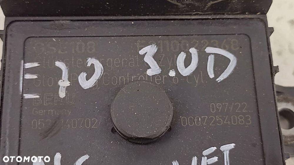 bmw x5 e70 lift 10-13 3.0 diesel n57d przekaźnik świec żarowych beru gse108 - 5