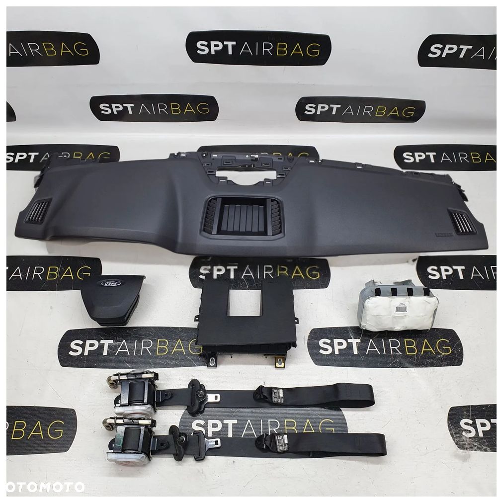 FORD RANGER PLASTIK DESKA ROZDZIELCZA KONSOLA KOKPIT PULPIT PODUSZKI AIRBAG AIR BAG PASY KIT SET - 1