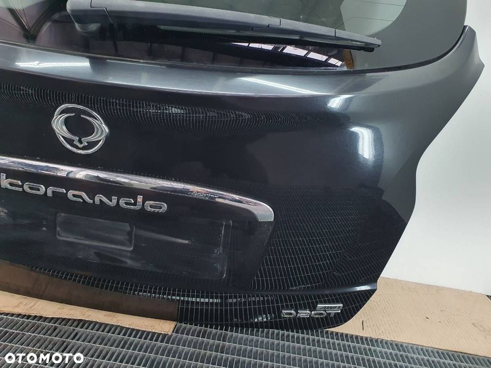 KLAPA TYŁ TYLNA BAGAŻNIKA SSANGYONG KORANDO III CZARNA LAK KOMPLETNA - 8