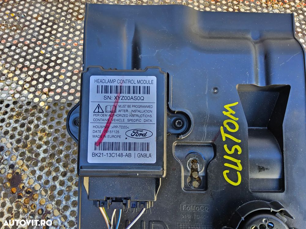 Modul lumini Ford Transit Custom 2012-2023 cod bk2113c148ab - 2