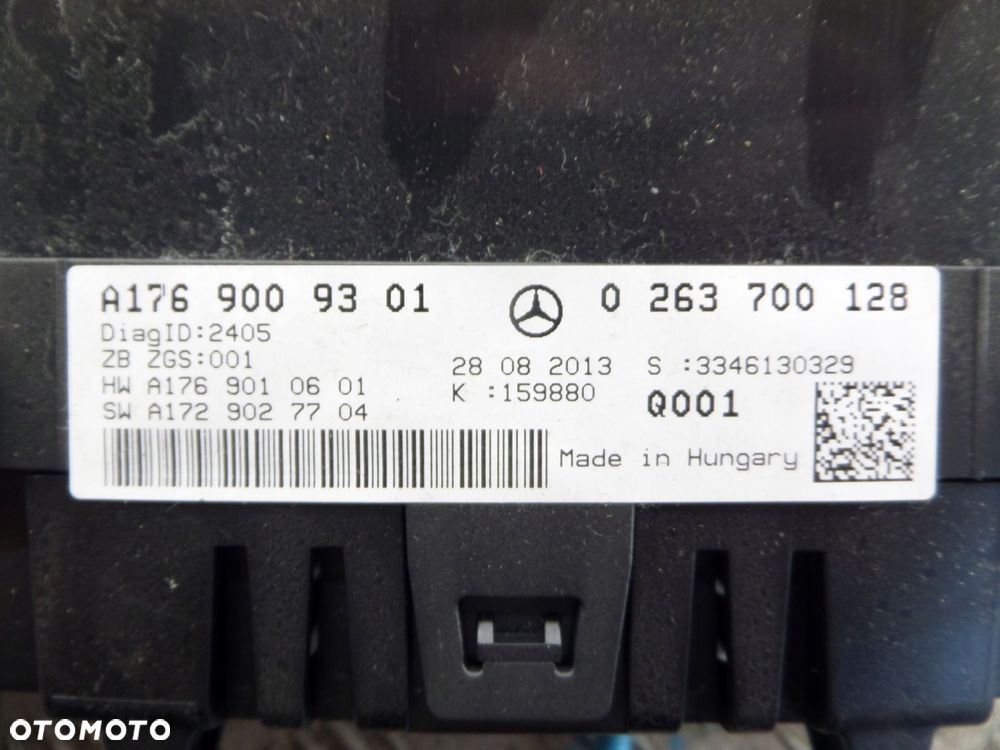 mercedes w176 zegar licznik pakiet amg diesel a1769009301 - 5