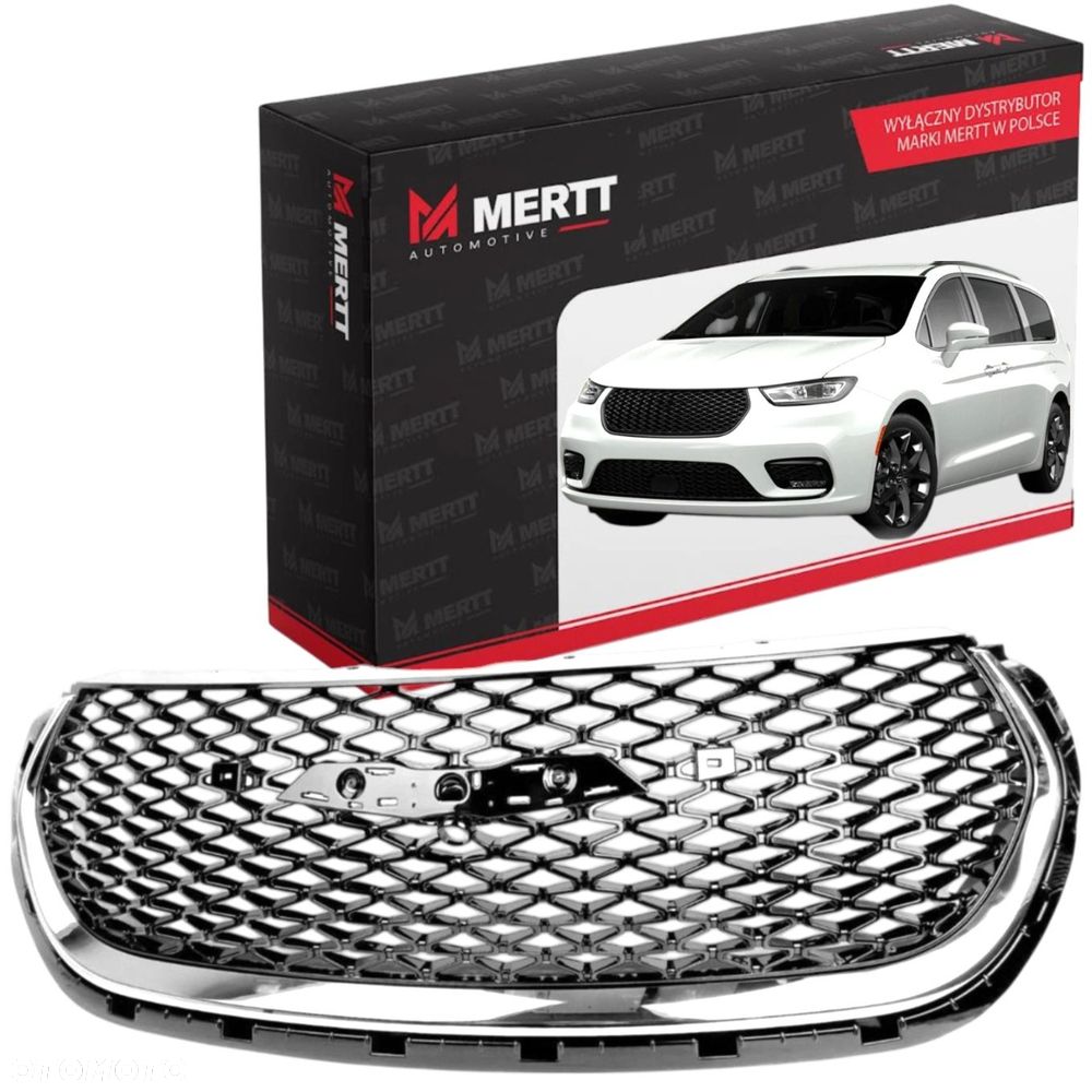 Atrapa KRATKA chłodnicy CHROM 6WF26DX8AC Chrysler Pacifica 2020-2024 - 2