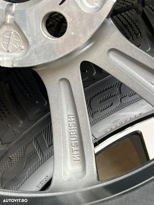vând set jante originale noi Mitsubishi pe 16” cu anvelope noi - 7